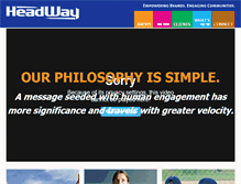 Tablet Screenshot of headwaymktg.com